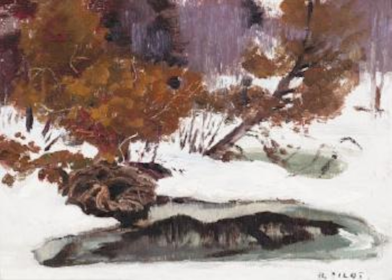 A River In Winter by Robert Pilot