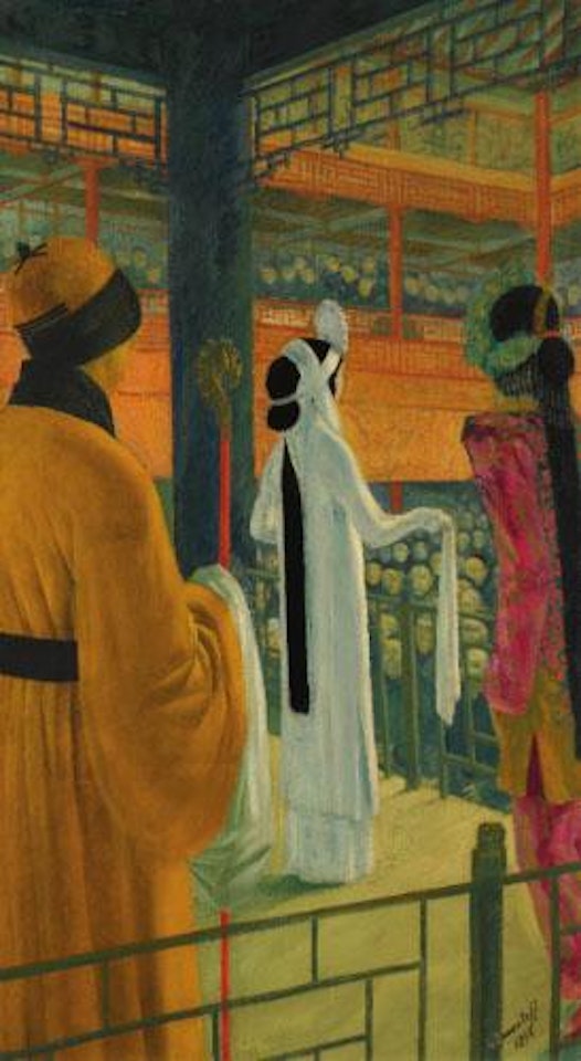 Opera In Peking by Alexander Evgenievich Yakovlev