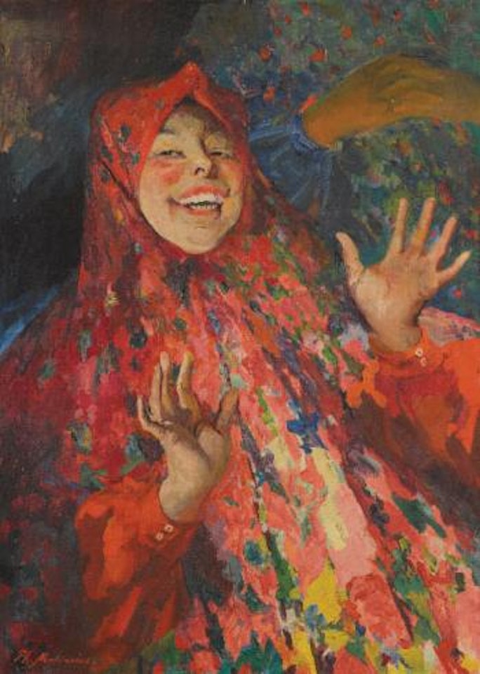 Laughing Girl by Filip Malyavin