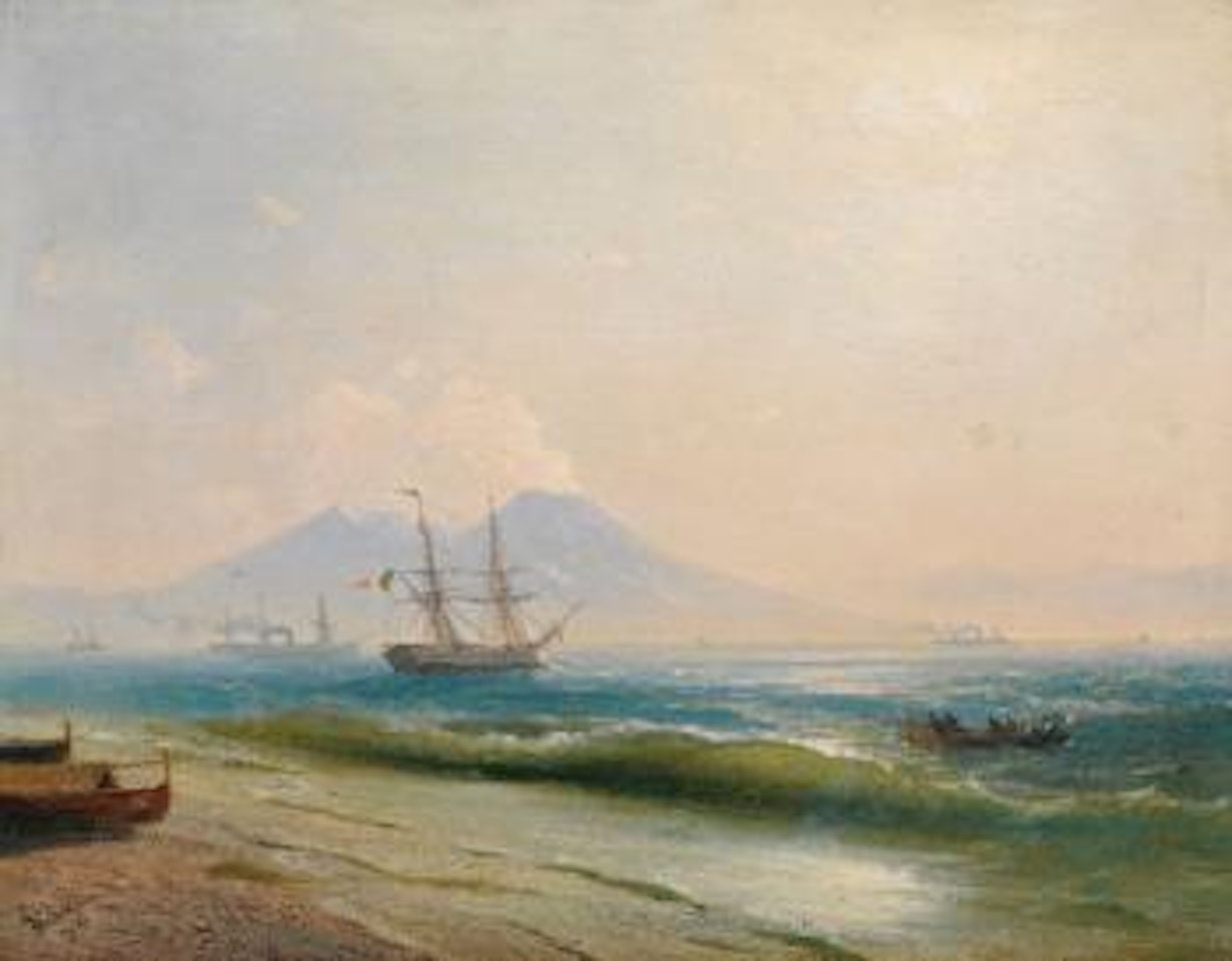 View Of Mount Vesuvius by Ivan Konstantinovich Aivazovsky