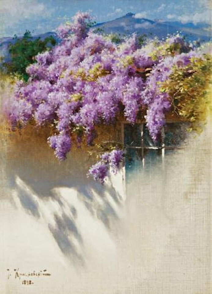 Wisteria In Bloom by Jossif Kratschowski