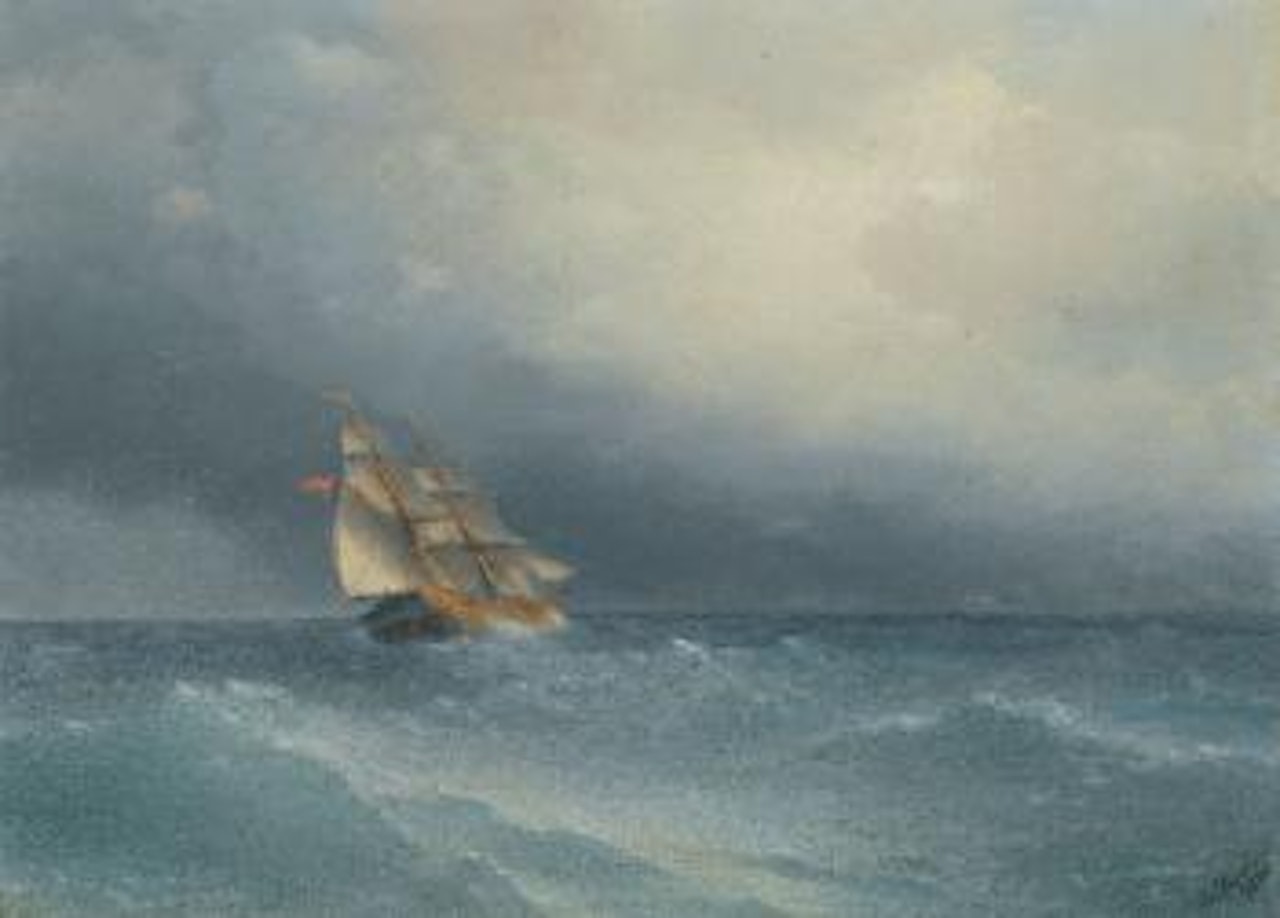 The Lifting Storm by Ivan Konstantinovich Aivazovsky