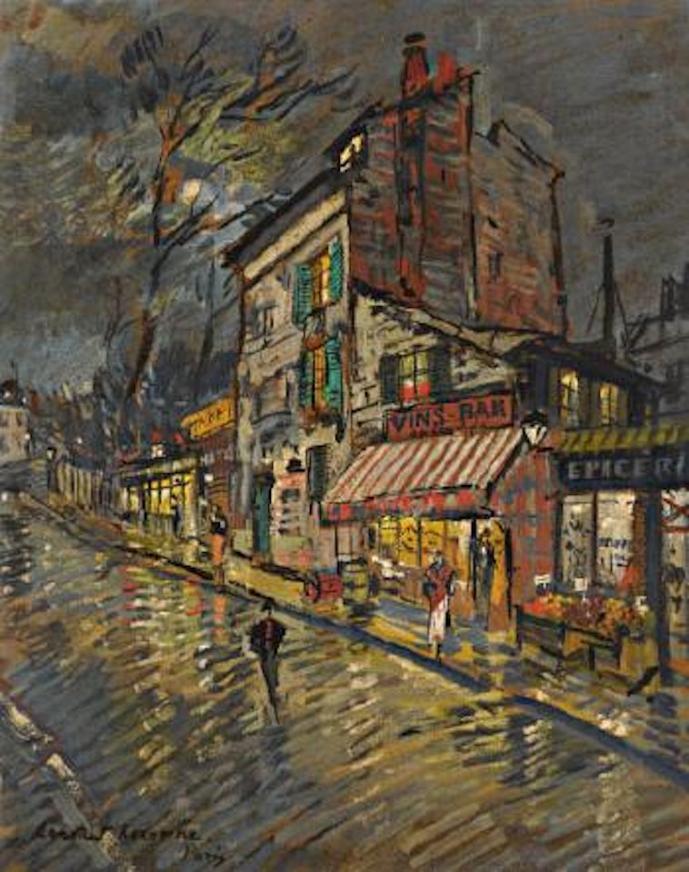 Paris By Night by Konstantin Alekseevich Korovin