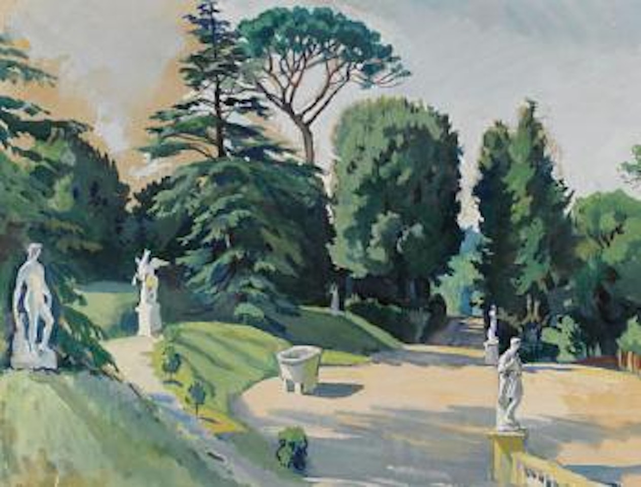 The Boboli Gardens, Florence by Zinaida Serebriakova
