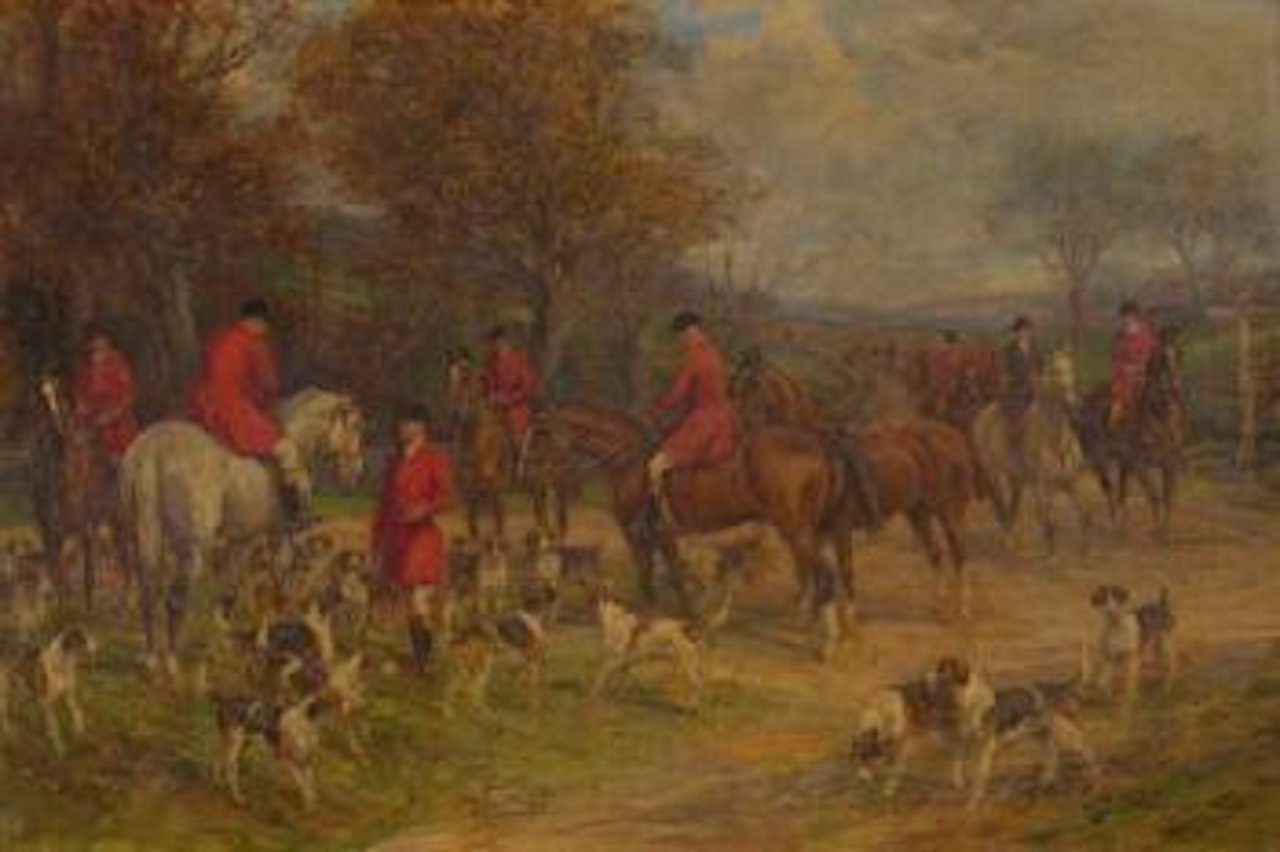 Return From The Hunt by Heywood Hardy