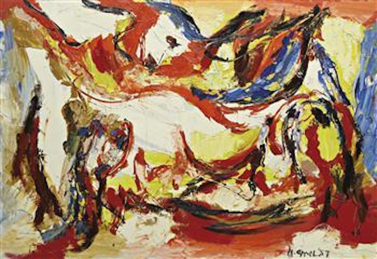 Birds Over the Red Sea by Karel Appel
