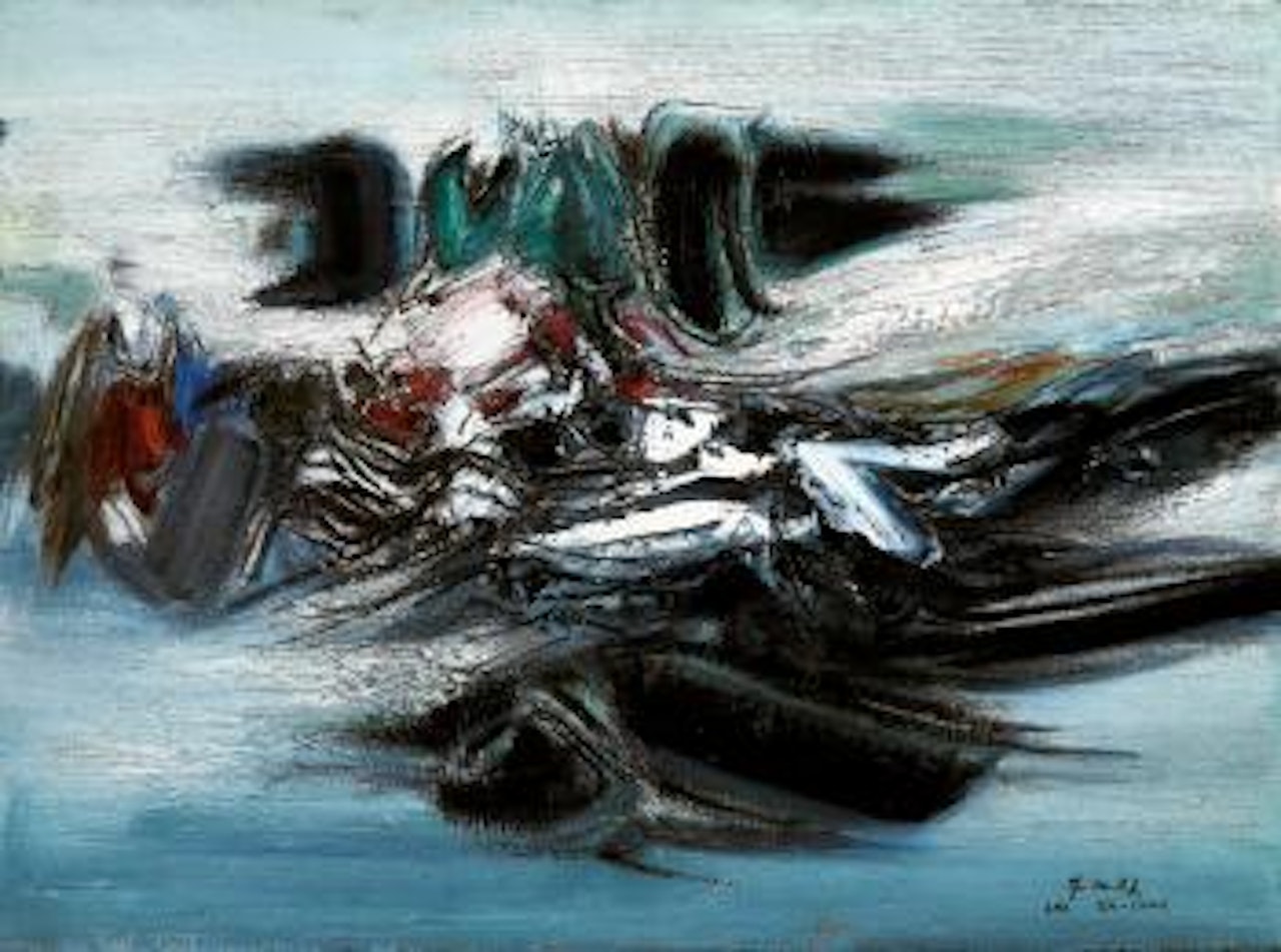 Composition no. 116 by Chu Teh-Chun