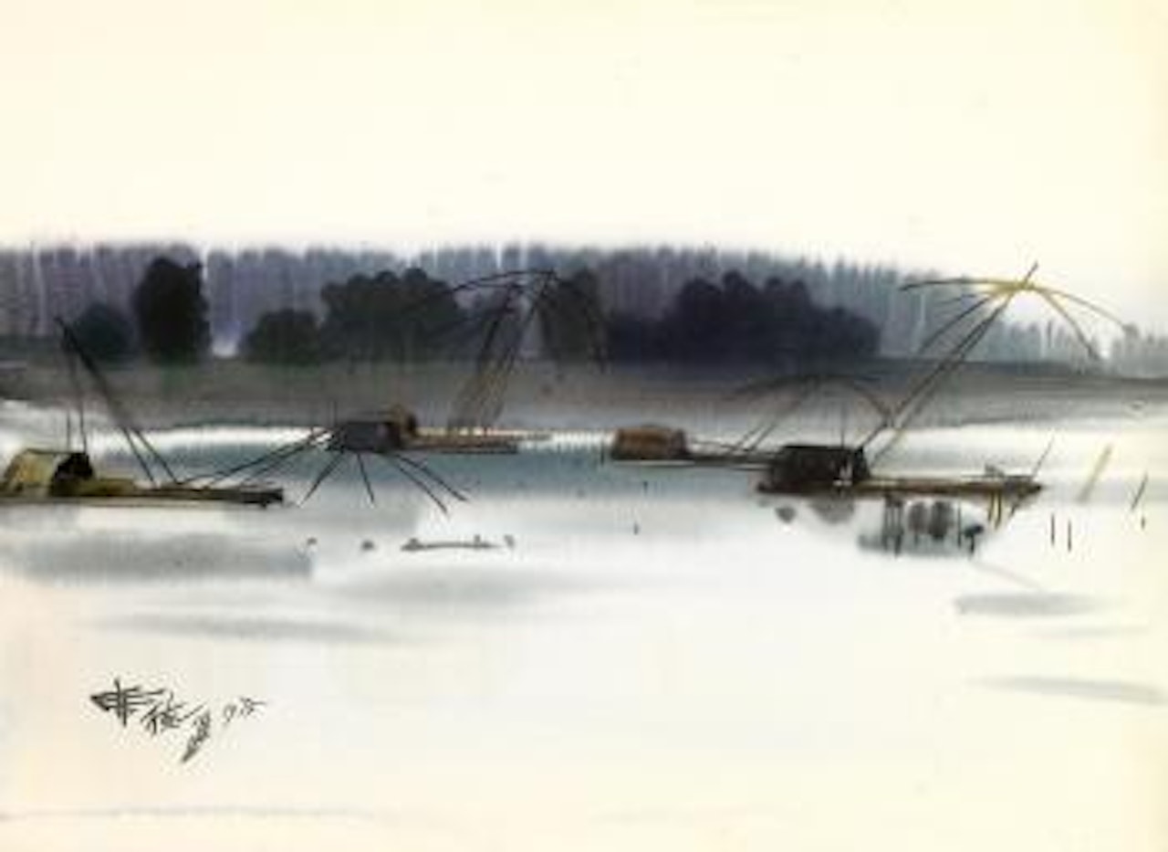 Landscape by Xi Dejin