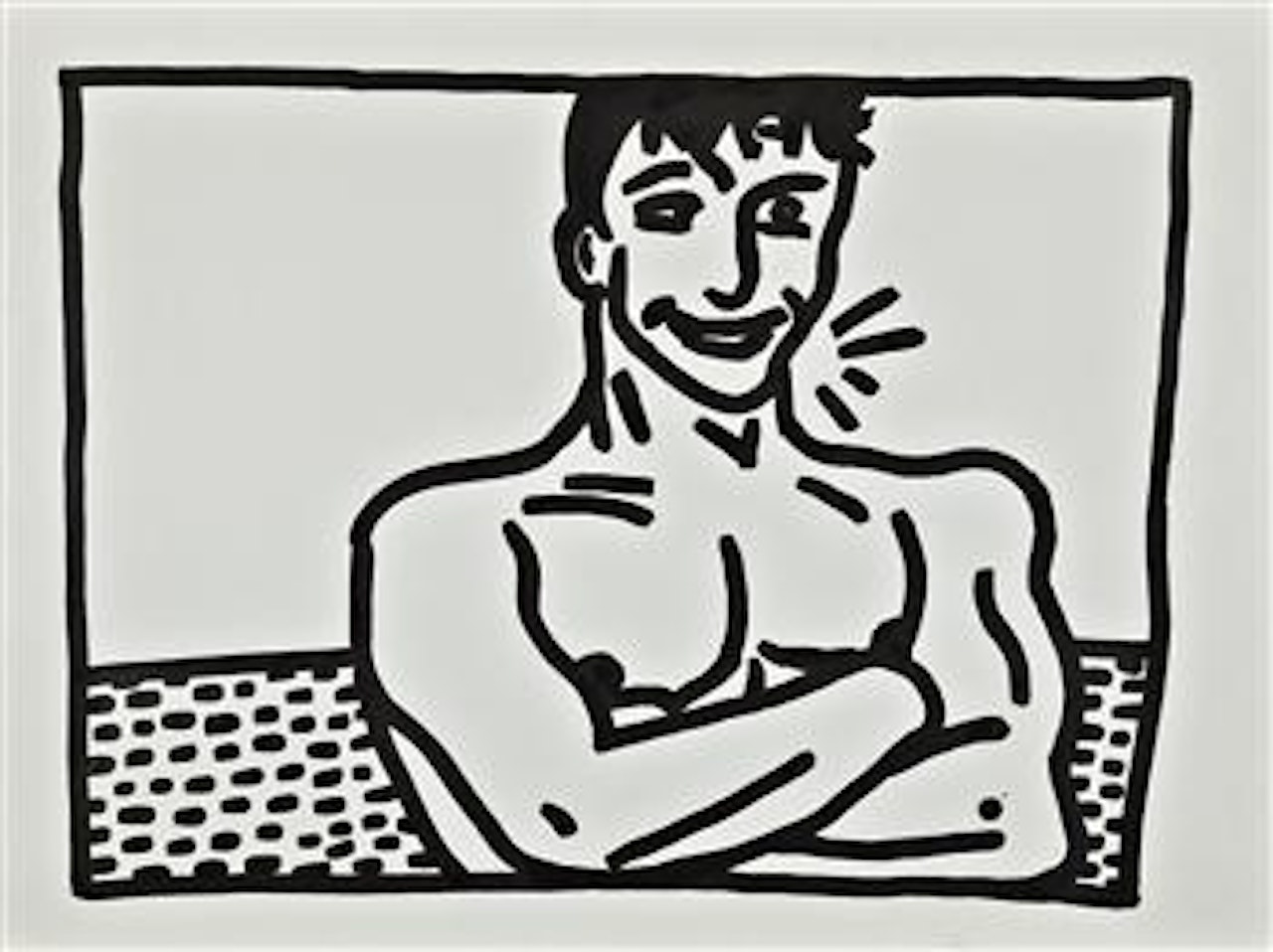 Untitled (Smile Boy) by Keith Haring