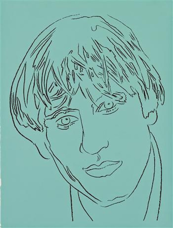 Gerard Depardieu by Andy Warhol