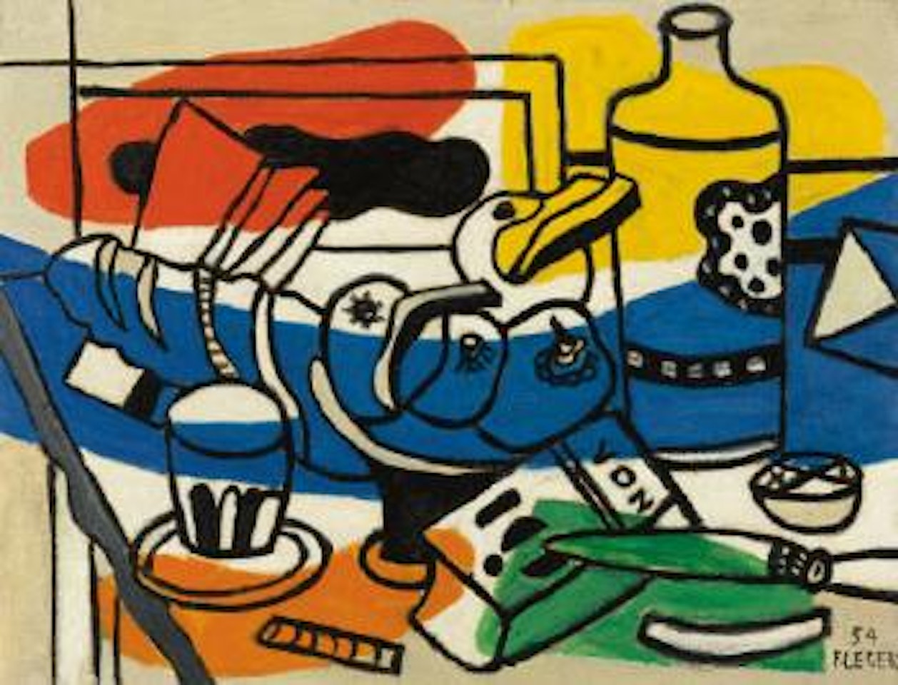 Nature Morte Aux Trois Fruits by Fernand Leger