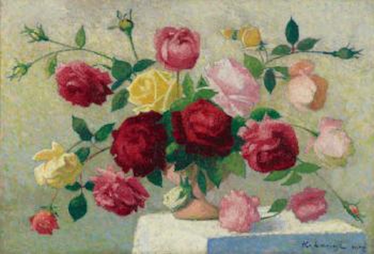 Bouquets De Roses by Achille Laugé