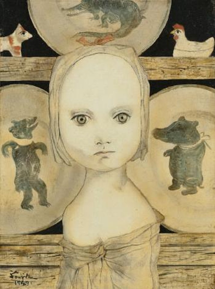 Jeune Fille by Leonard Tsuguharu Foujita