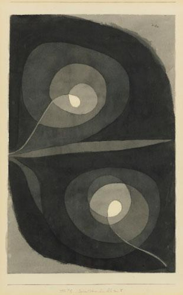 Spiralschraubenblüten I (Spiral Screw Flowers I) by Paul Klee