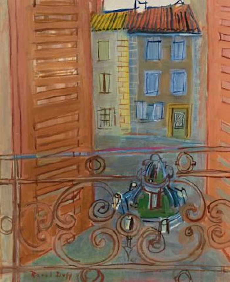 La Fontaine à Aspet by Raoul Dufy