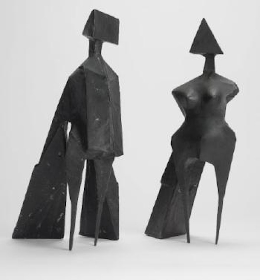Maquette VI, Two Winged Figures by Lynn Chadwick