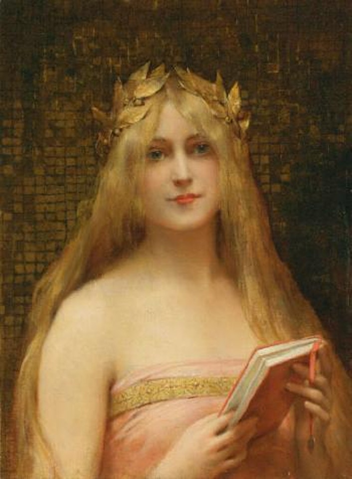 A Classical Beauty by Leon Comerre