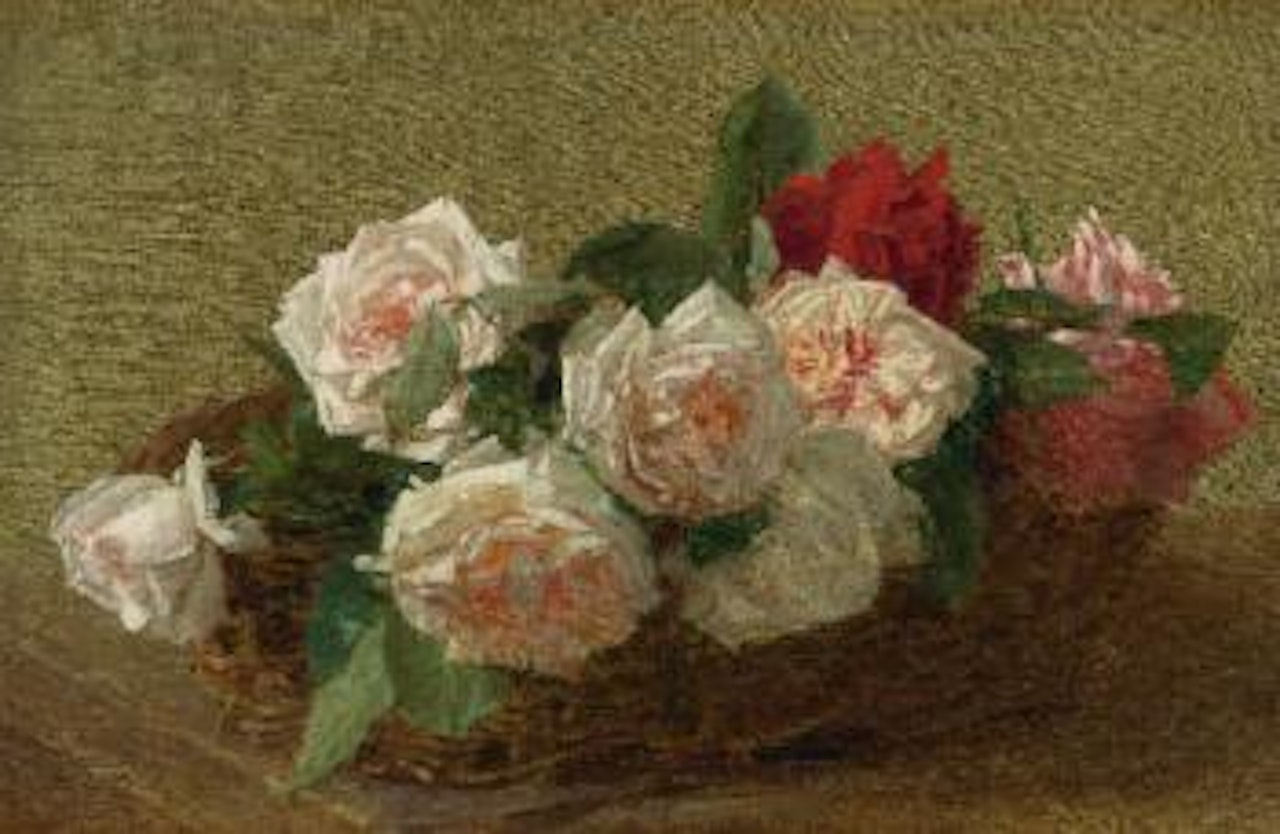 Panier De Roses by Victoria Fantin-Latour