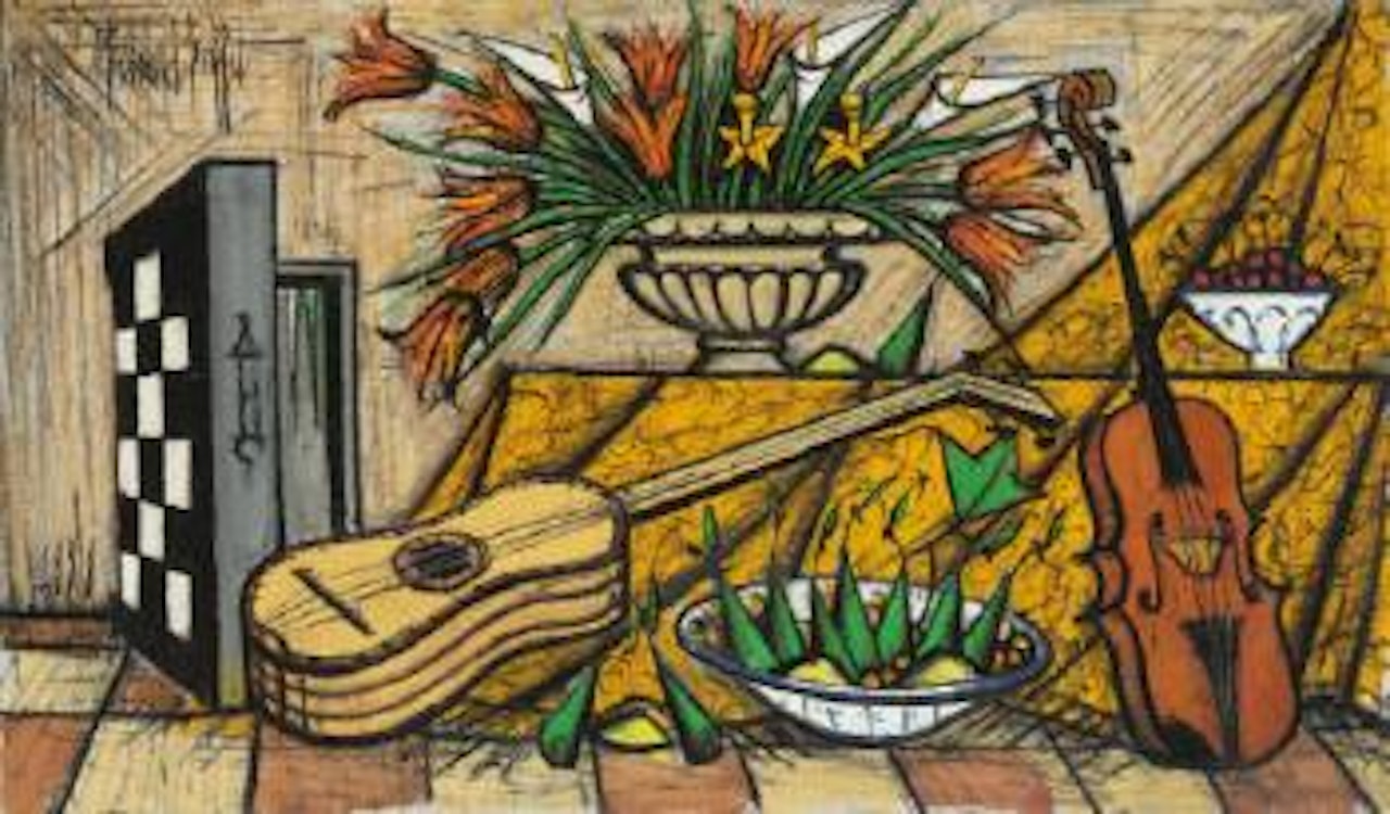 Instruments De Musique Et Jacquet by Bernard Buffet