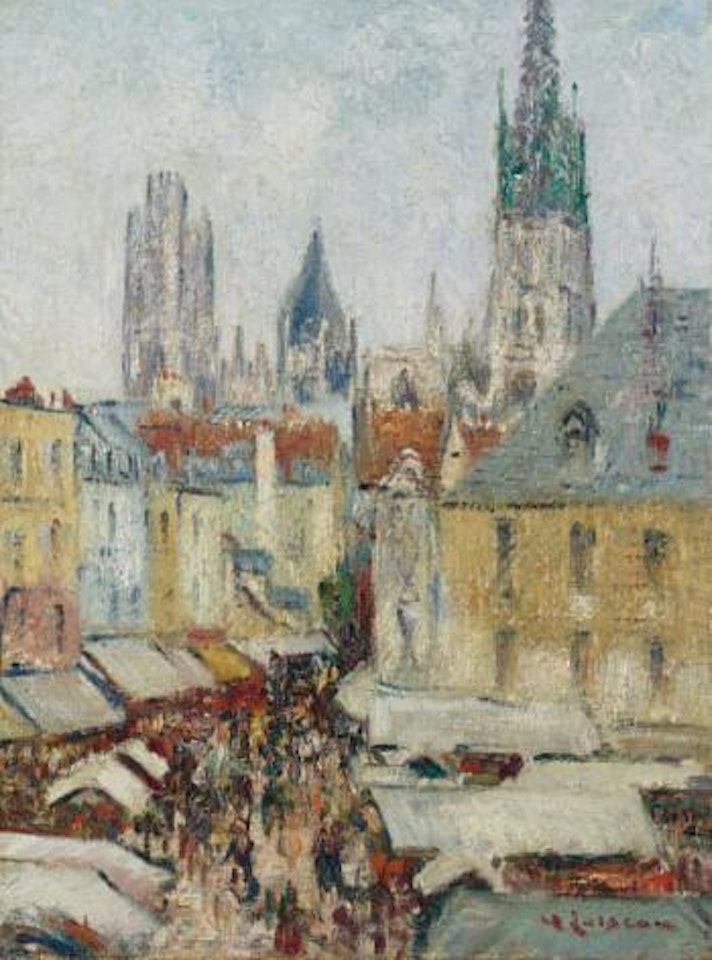Rue De L'épicerie à Rouen by Gustave Loiseau