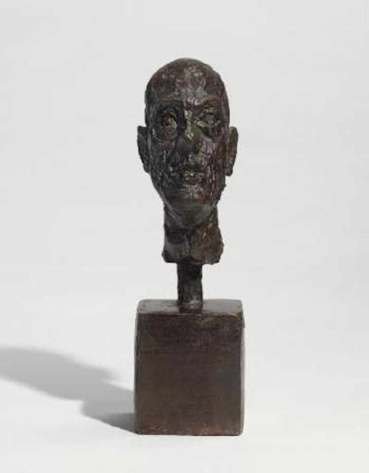 Diego, Tête Sur Socle Cubique by Alberto Giacometti