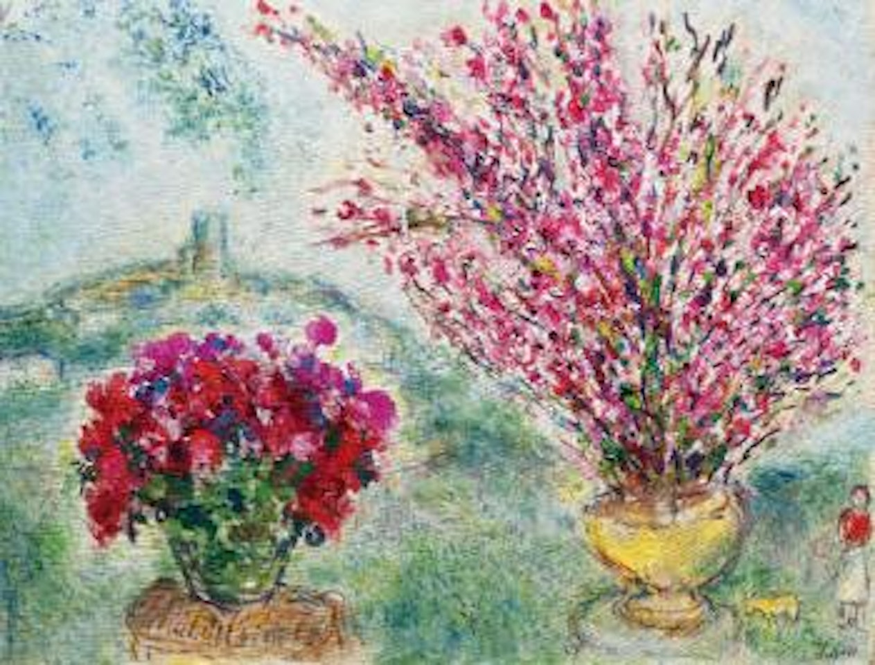 Bouquets Printaniers by Marc Chagall