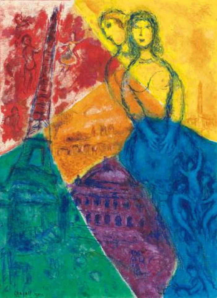 Souvenir De Paris by Marc Chagall