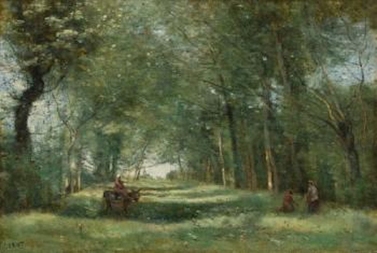 L'allée Verte by Jean Baptiste Camille Corot