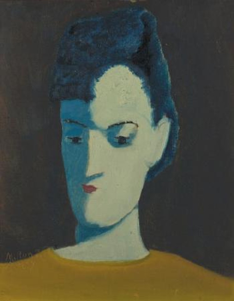 Head Of a Woman by Milton Avery