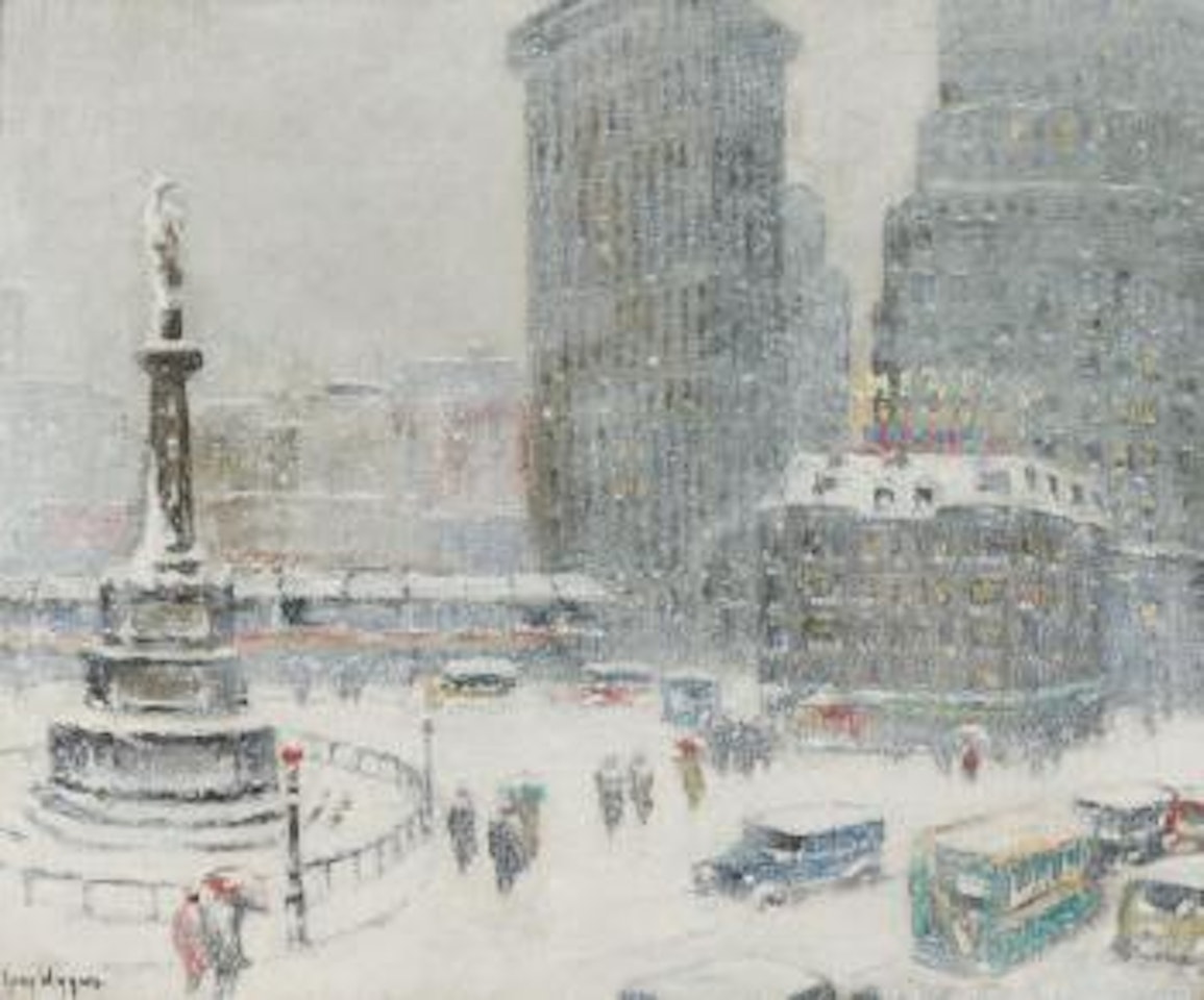 Columbus Circle by Guy Carleton Wiggins