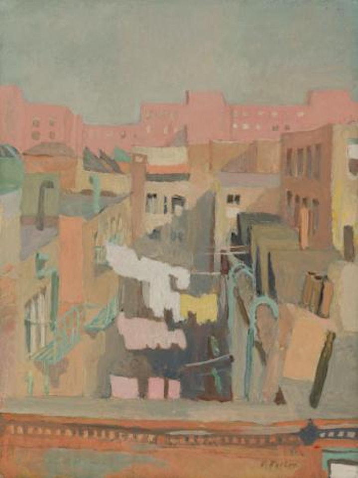 View From 500 East Eleventh Street by Fairfield Porter