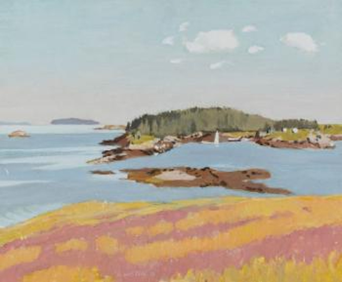 Bear Island With Attendant Clouds by Fairfield Porter