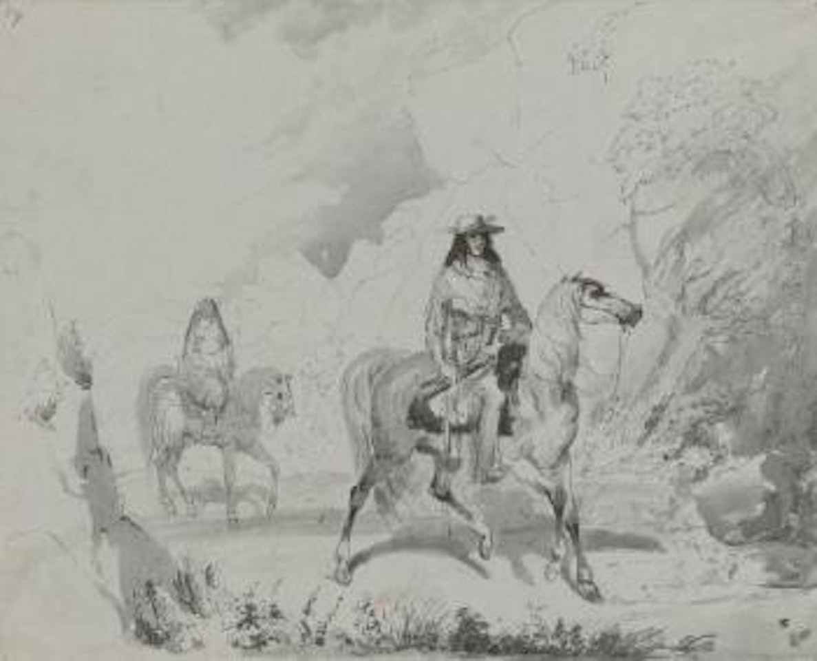 A Bourgeois Of The Rocky Mountains by Alfred Jacob Miller