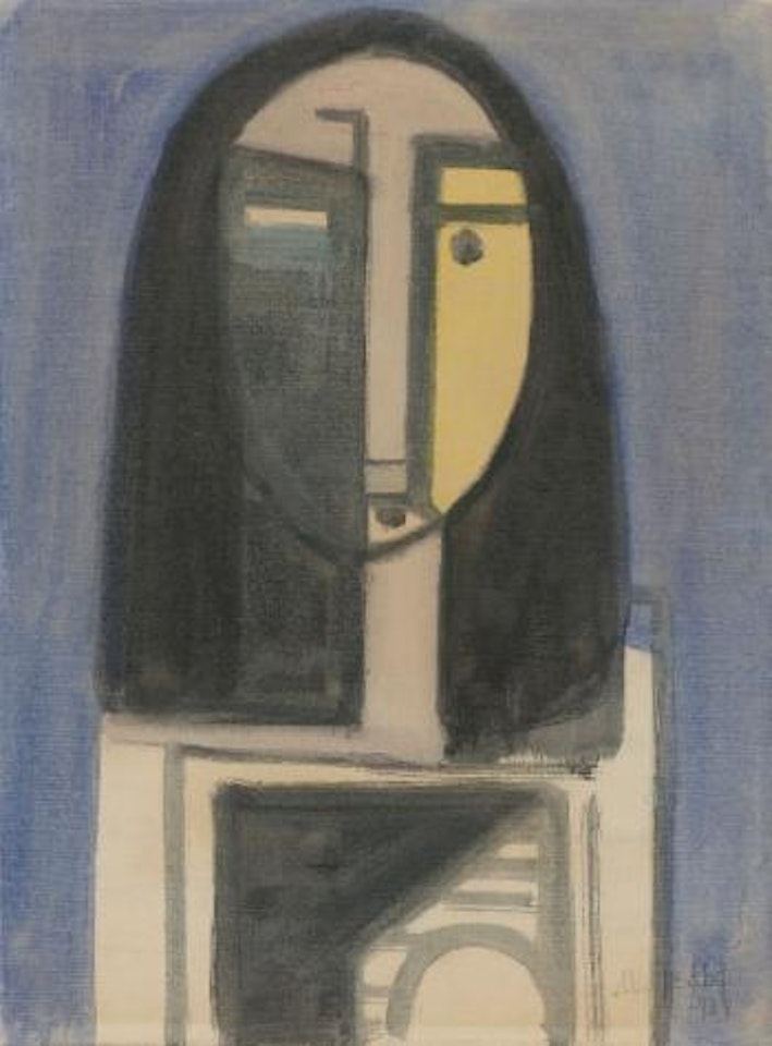 Portrait Of Madame Lam by Wifredo Lam