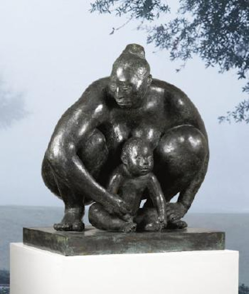 Madre En Cuclillas by Francisco Zuñiga