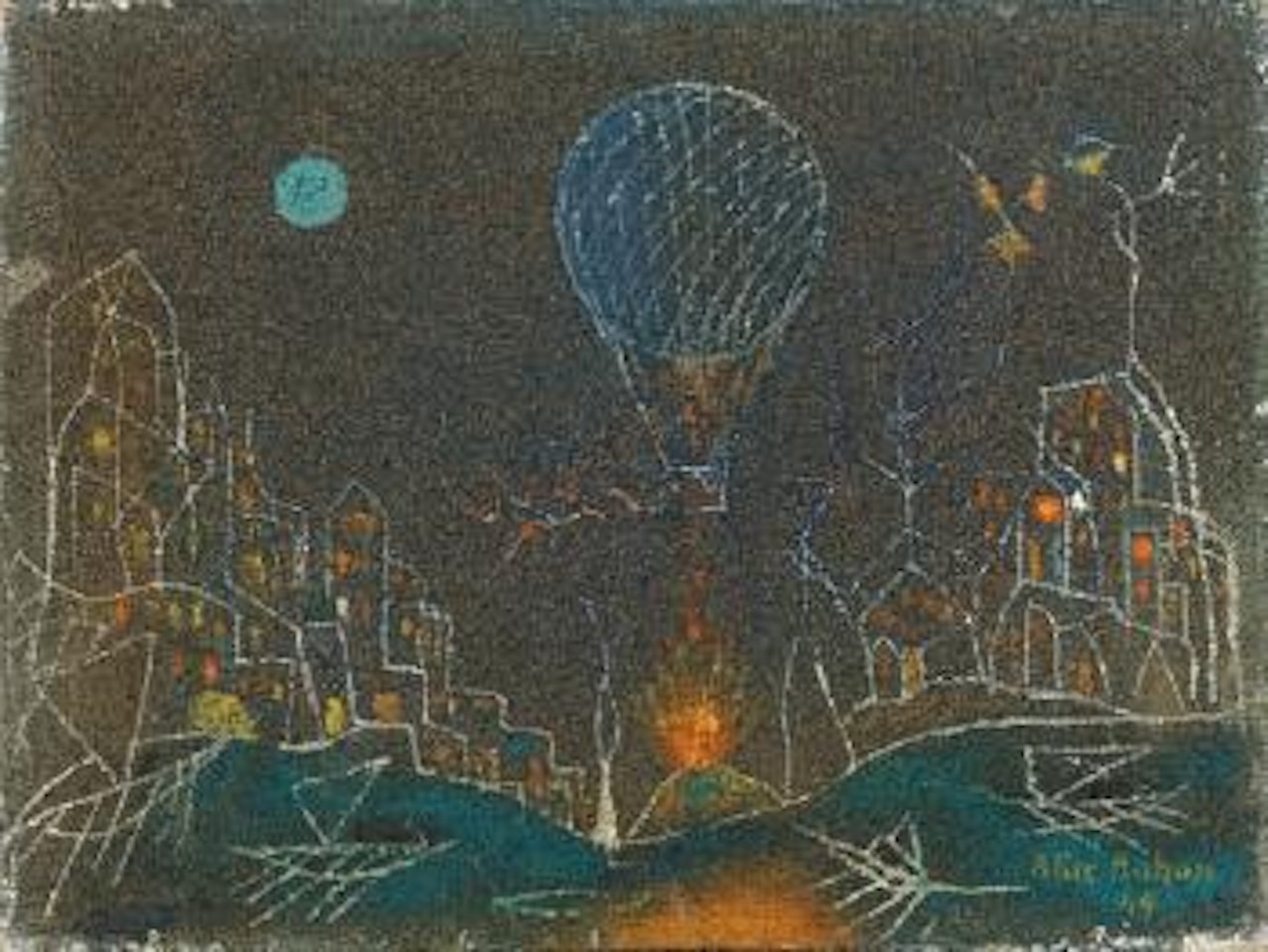 La Montgolfière by Alice Rahon