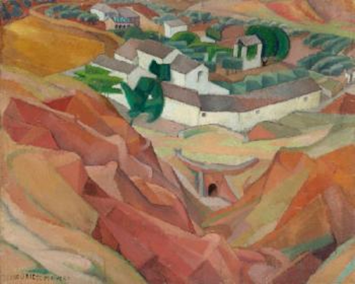 The Old Hamlet, Toledo by Diego Rivera