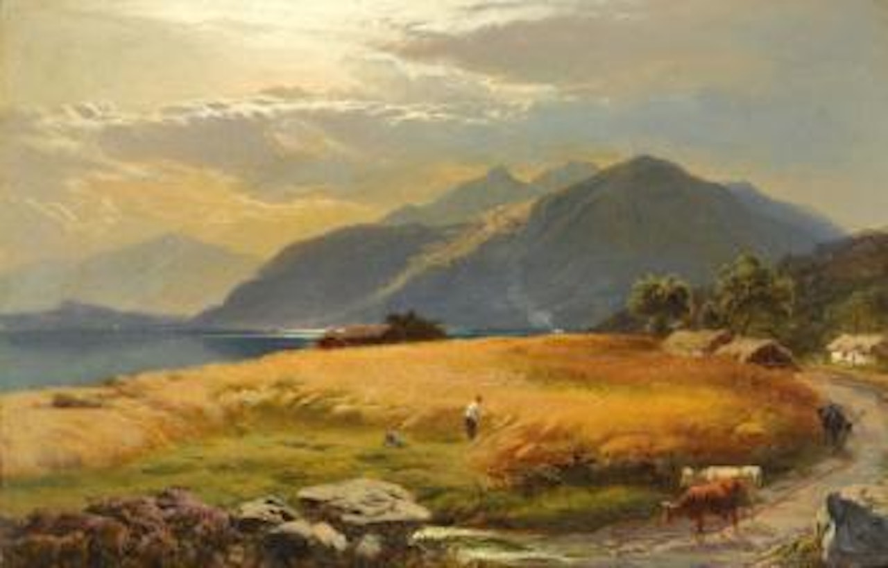 The Highland Loch by Sidney Richard Percy
