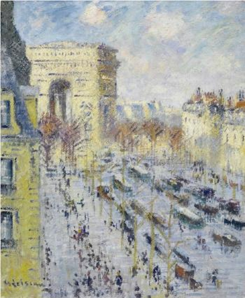 Arc de Triomphe, Avenue de Friedland by Gustave Loiseau