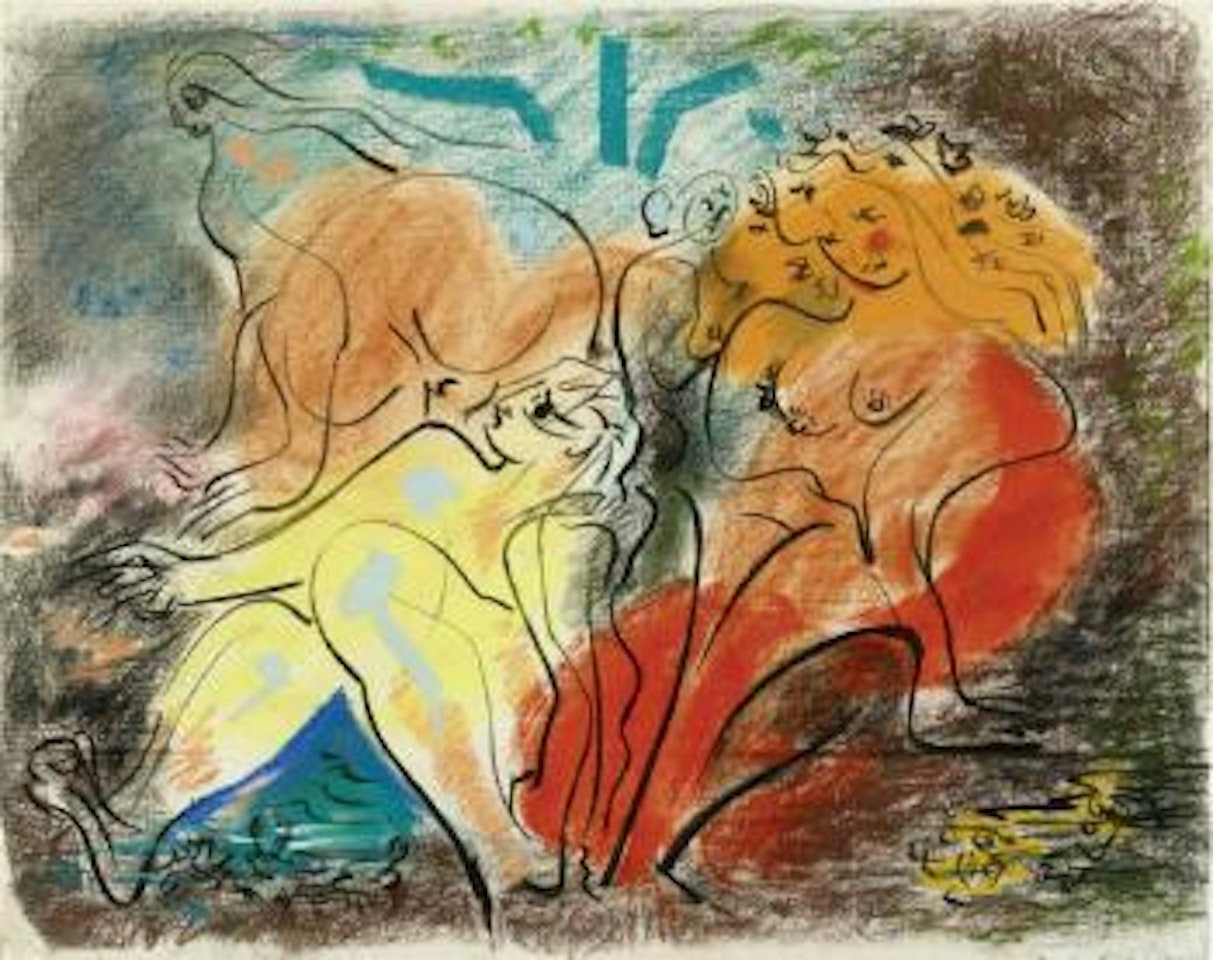Baigneuses éffrayées by André Masson