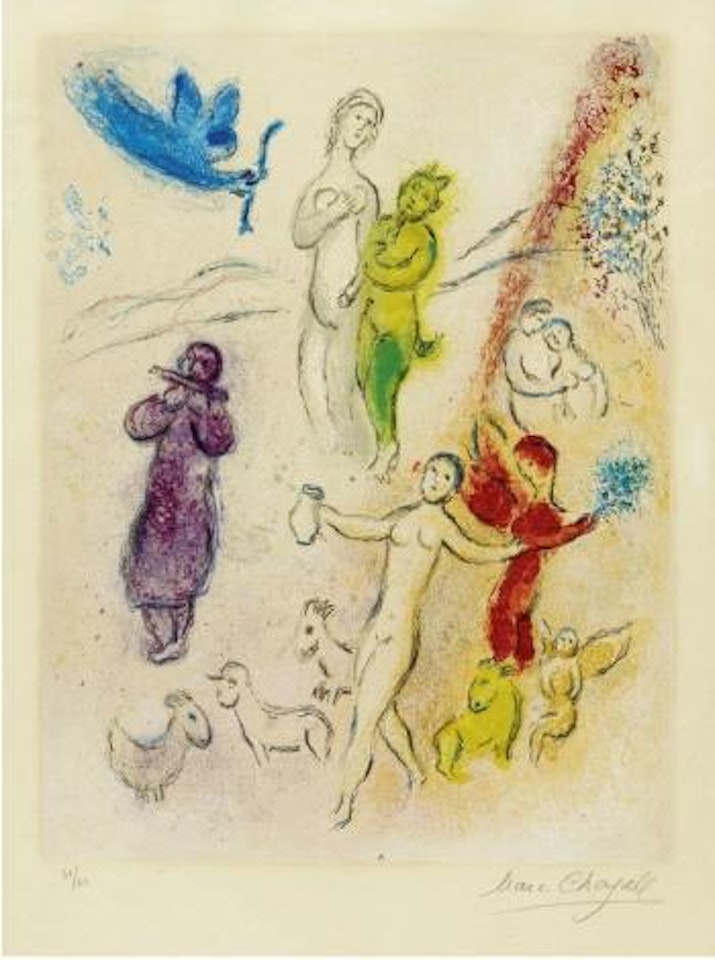 La fable de syringe by Marc Chagall