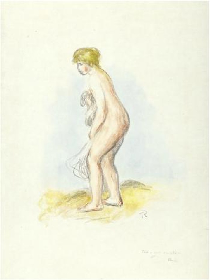 Baigneuse debout, en pied by Pierre-Auguste Renoir