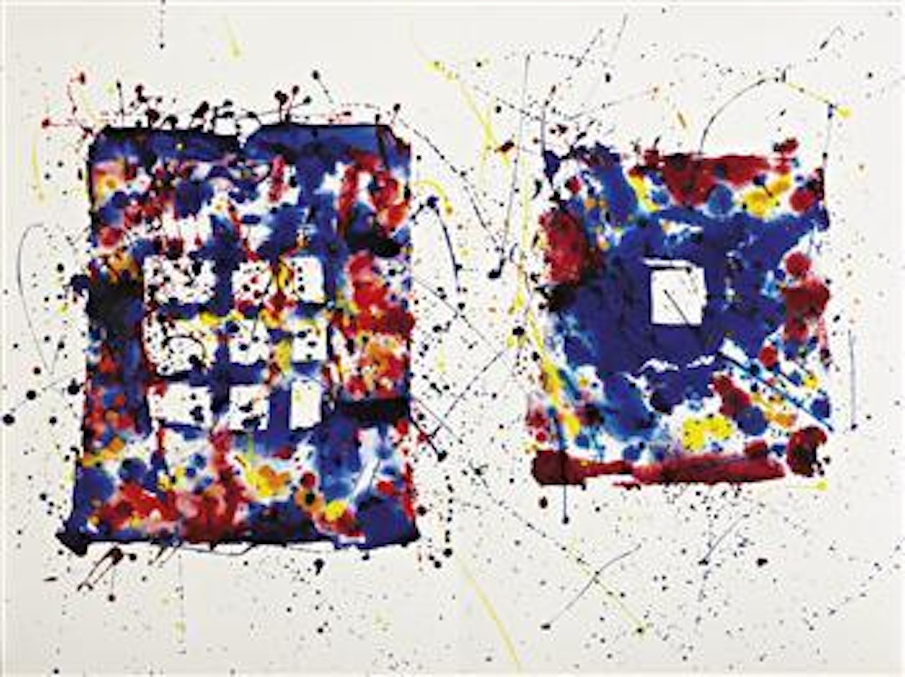 Untitled SF77-190 by Sam Francis