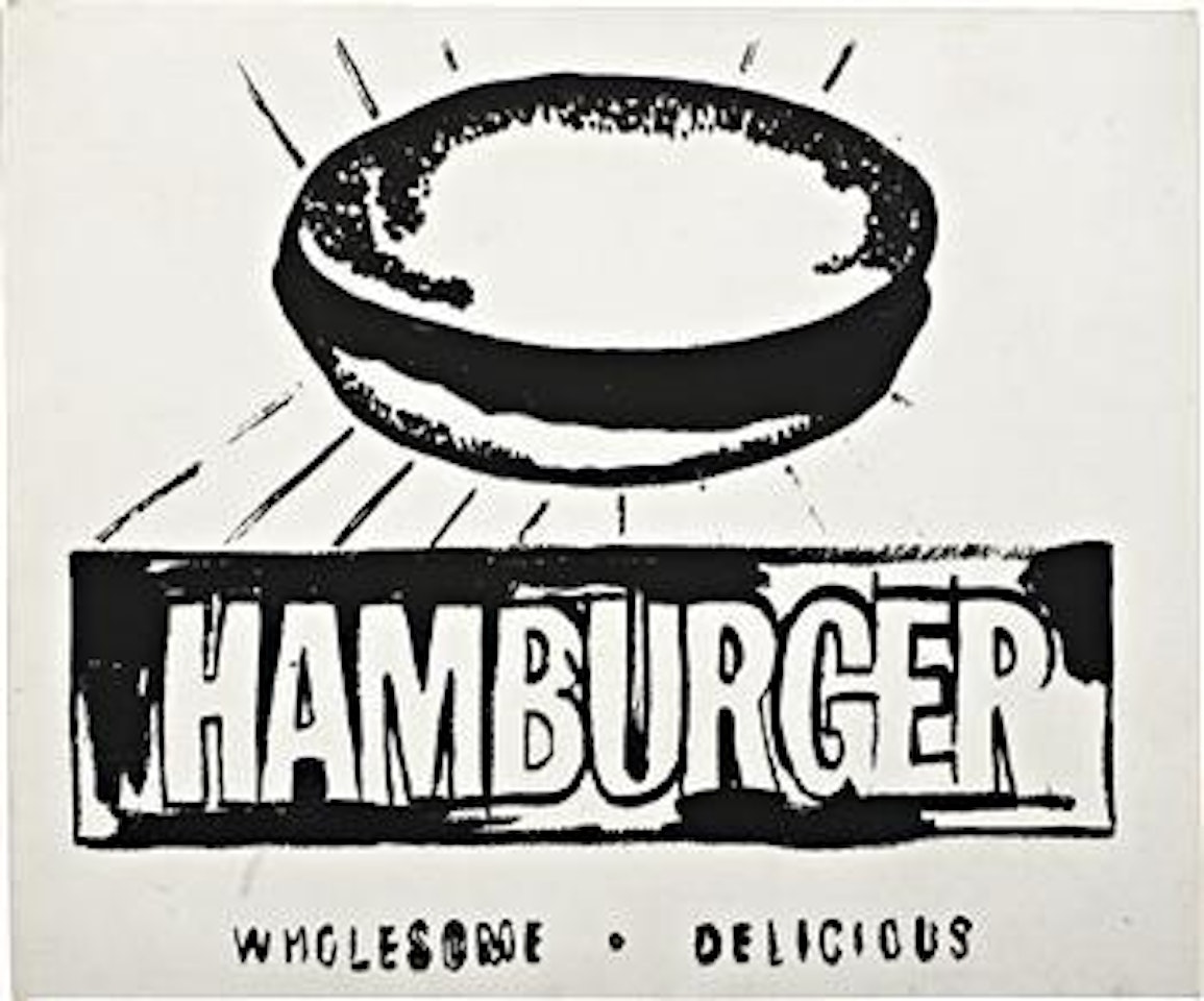 Hamburger by Andy Warhol