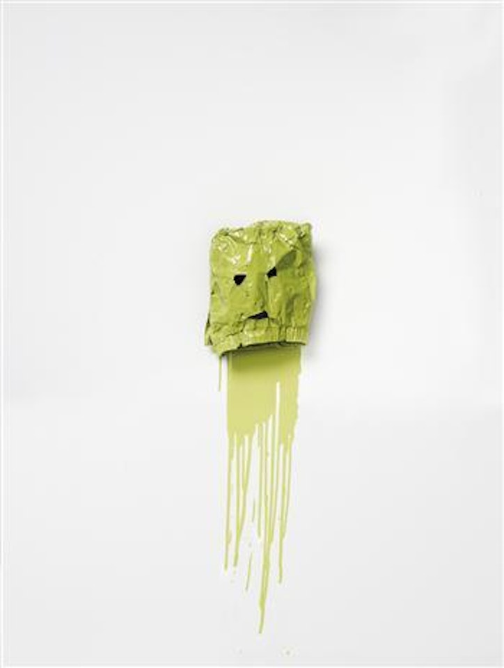 Sandhead (Green) by Jim Lambie