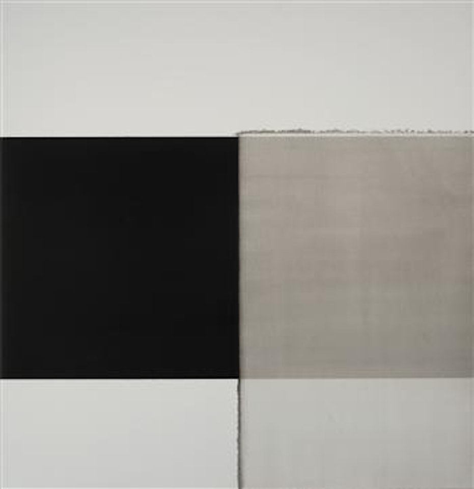 Exposed Painting Intense Black by Callum Innes