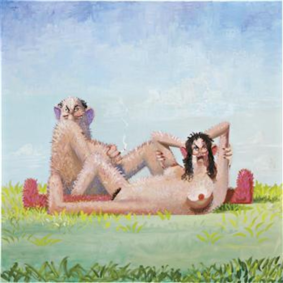 The Nudist Couple by George Condo