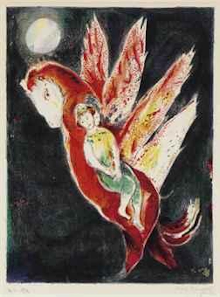 Four Tales from the Arabian Nights: one plate (Mourlot 42; see C. books 18) by Marc Chagall