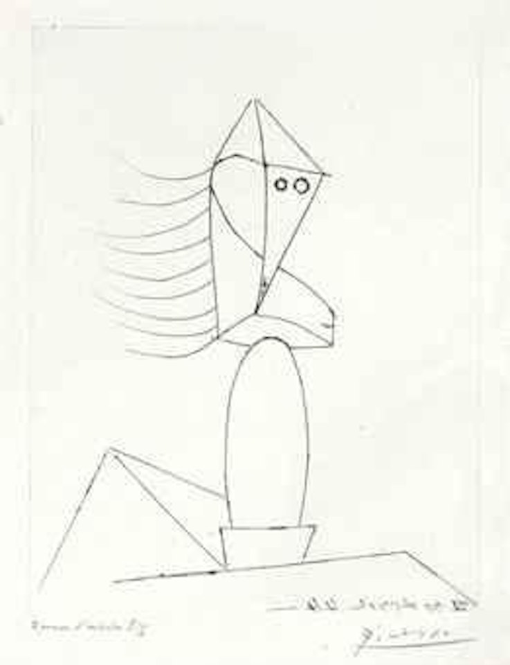 Six Contes Fantasques: one plate (B. 368; Ba. 694) by Pablo Picasso