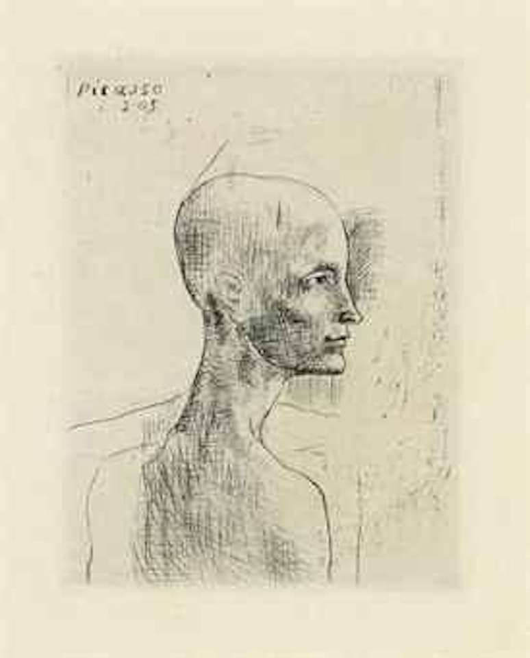 Buste d'Homme, from La Suite des Saltimbanques (Bloch 4; Baer 5) by Pablo Picasso